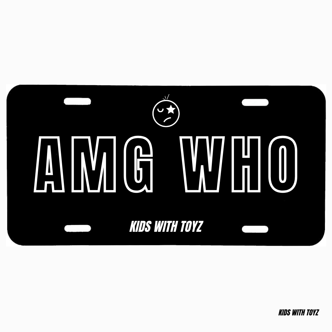 AMG WHO Car Plate