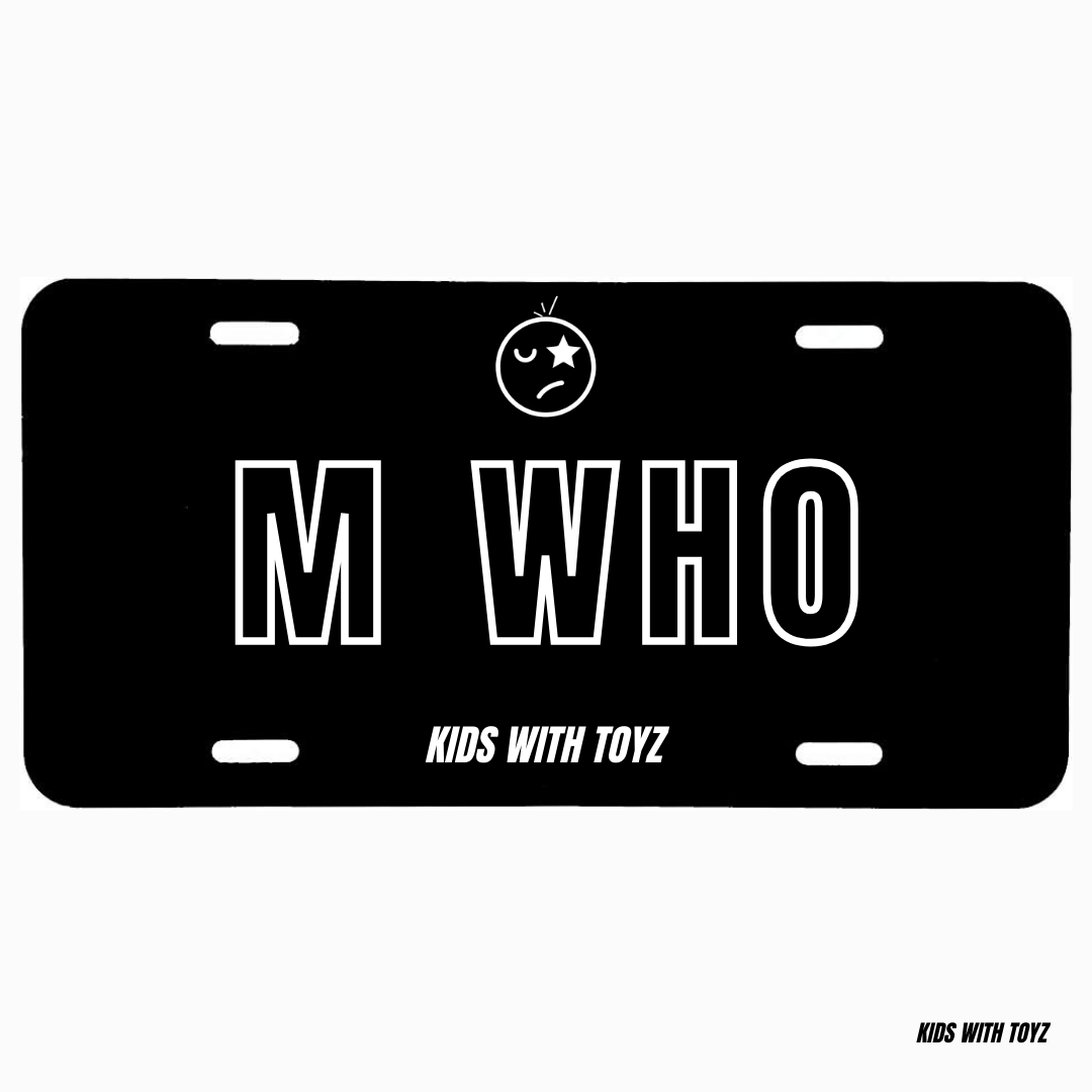 M WHO Car Plate