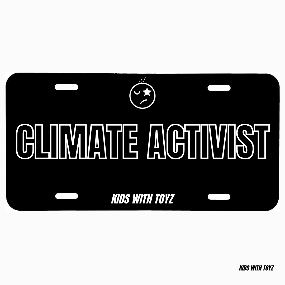 CLIMATE ACTIVIST Car Plate
